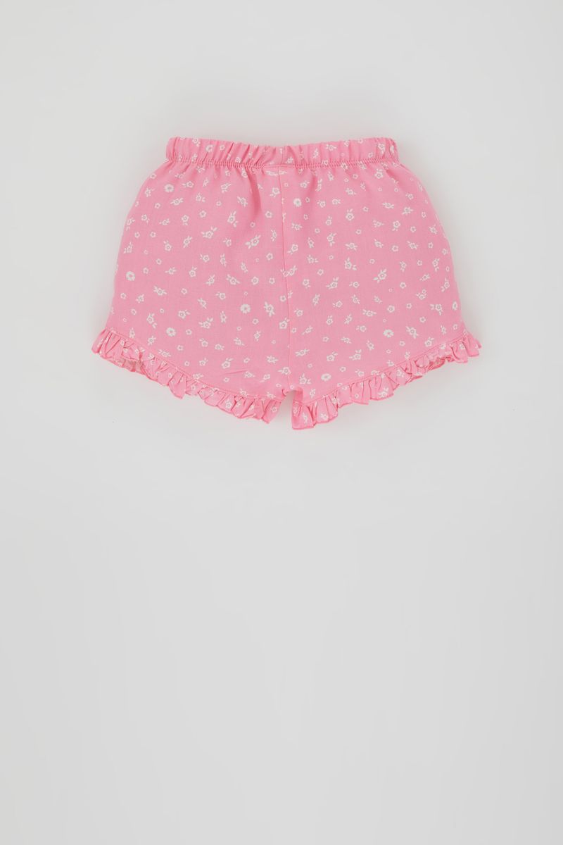 BabyGirl Casual Regular Fit Woven Short - Pink