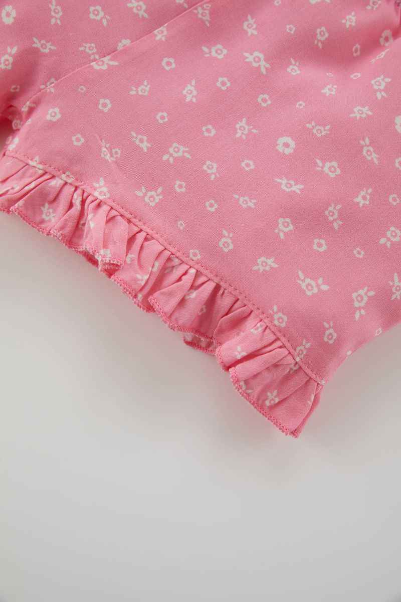 BabyGirl Casual Regular Fit Woven Short - Pink