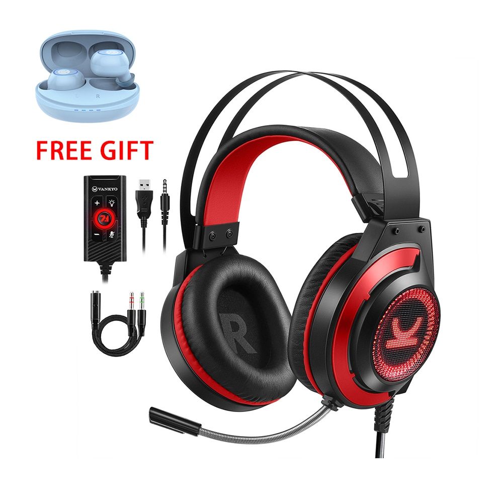 Vankyo Cm7000 Gaming Headset Gaming Headphones With Noise Canceling Earphone