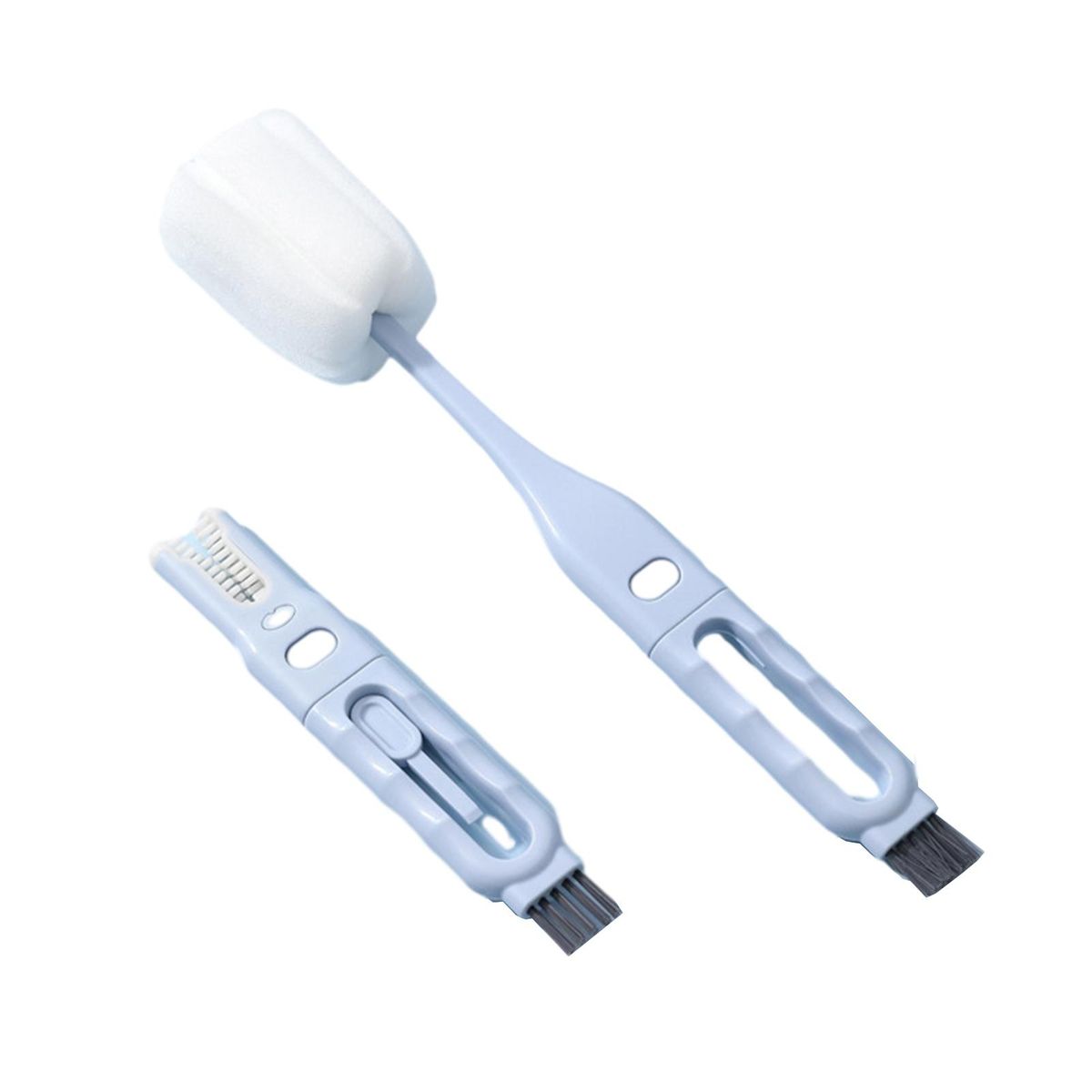 Cup Brushes for Efficient Duo 2pcs U-shaped Cup Brush Set Gentle Blue