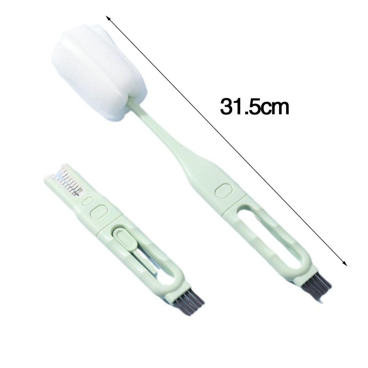 Cup Brushes for Efficient Duo 2pcs U-shaped Cup Brush Set Gentle Blue