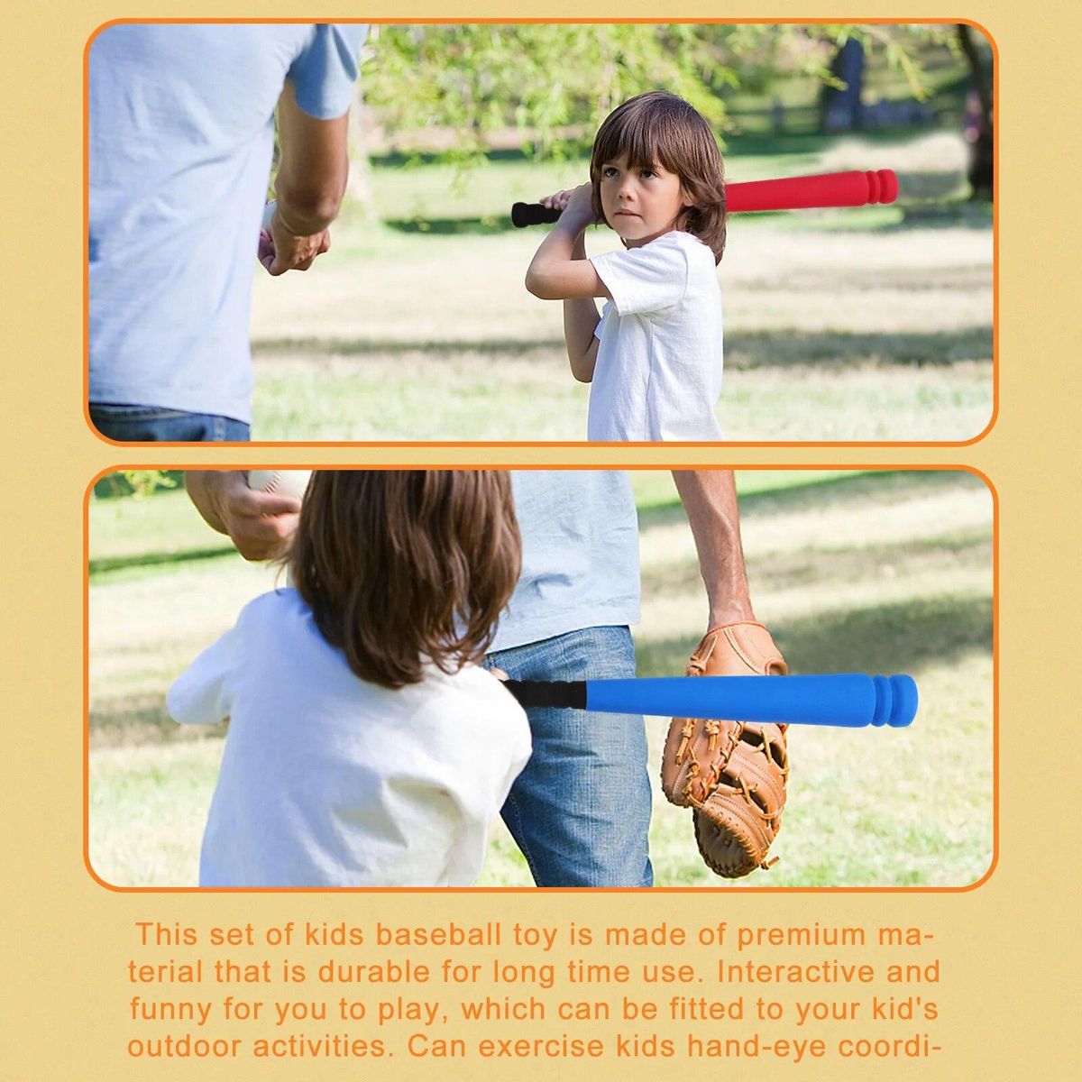 Sponge Baseball Bat Outdoor Sports Girls Toys Training Kids Thickened Pvc Pipe Safe Lightweight Child Toddler