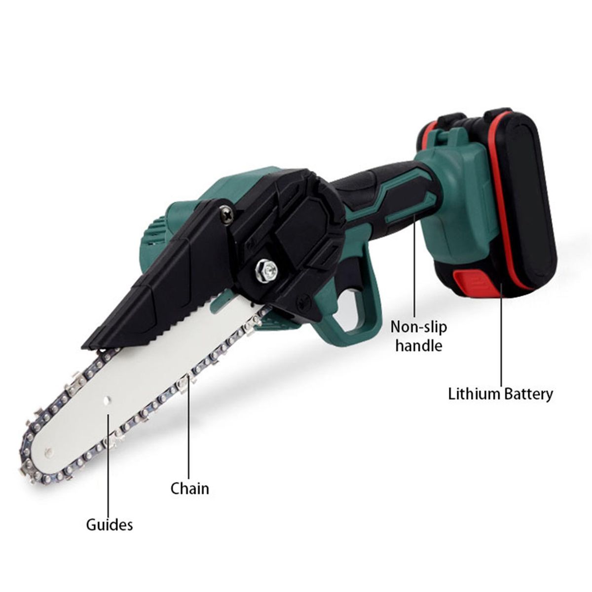 6“ Electric Tool Rechargeable One Handed Wood Cutter For 2 Battery