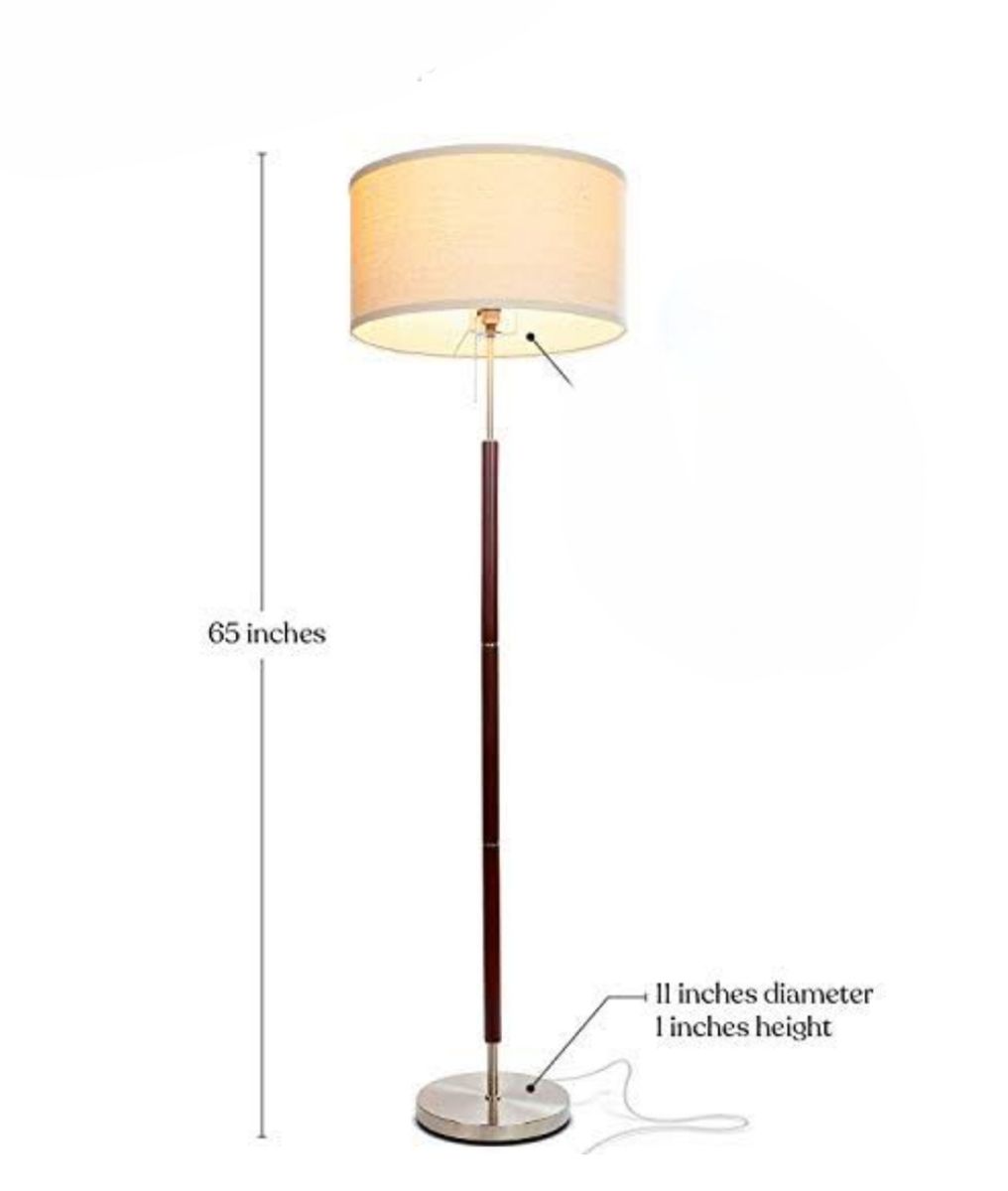 FLOOR LAMP - CHROME STRAIGHT