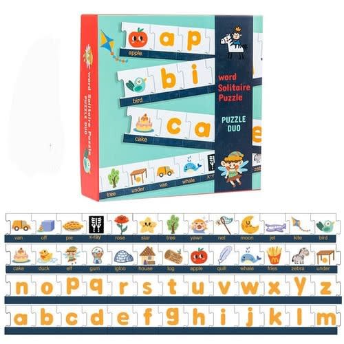 Montessori Cognitive Matching Puzzle - Spelling Solitaire