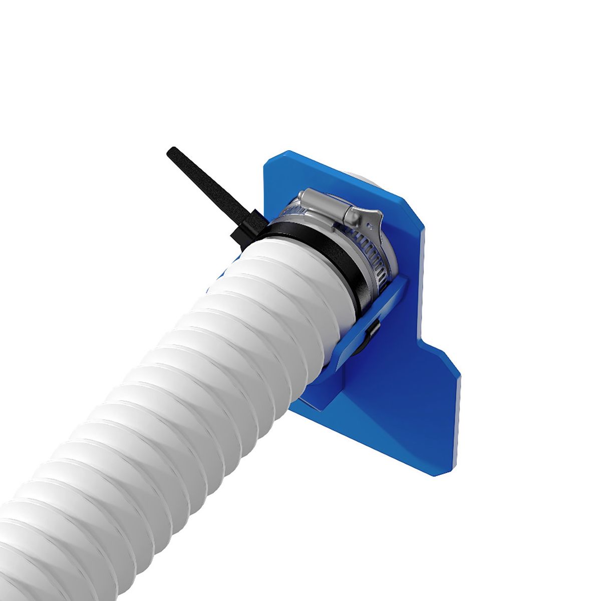 1 Set Pool Hose Holder Sturdy Construction Water Blue