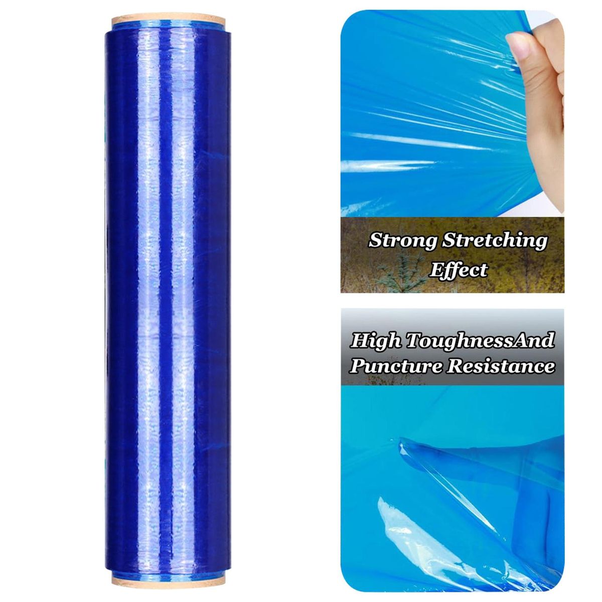 Wind-resistant Plastic Wrap for Outdoor Storage Windproof Pe Colored Blue