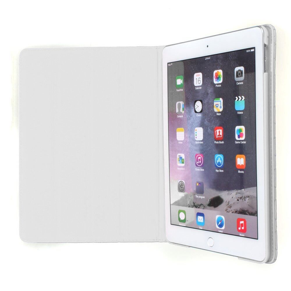 PU Leather Crown Rivet Flip Cover For IPad Air 2/iPad 6 (White) White