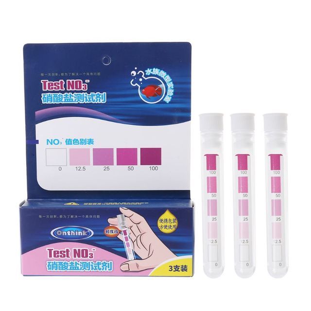 Aquarium Fish Tank Ph No2 No3 Chlorine Water Thermometer