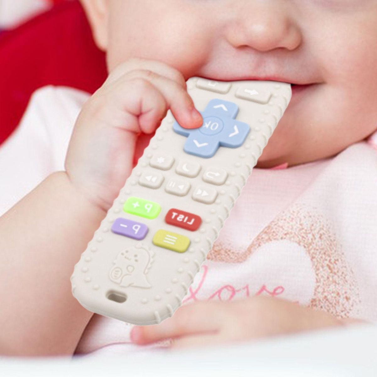 Silicone Teething Toys Early ,Sensory Toy Chew Toys, Beige