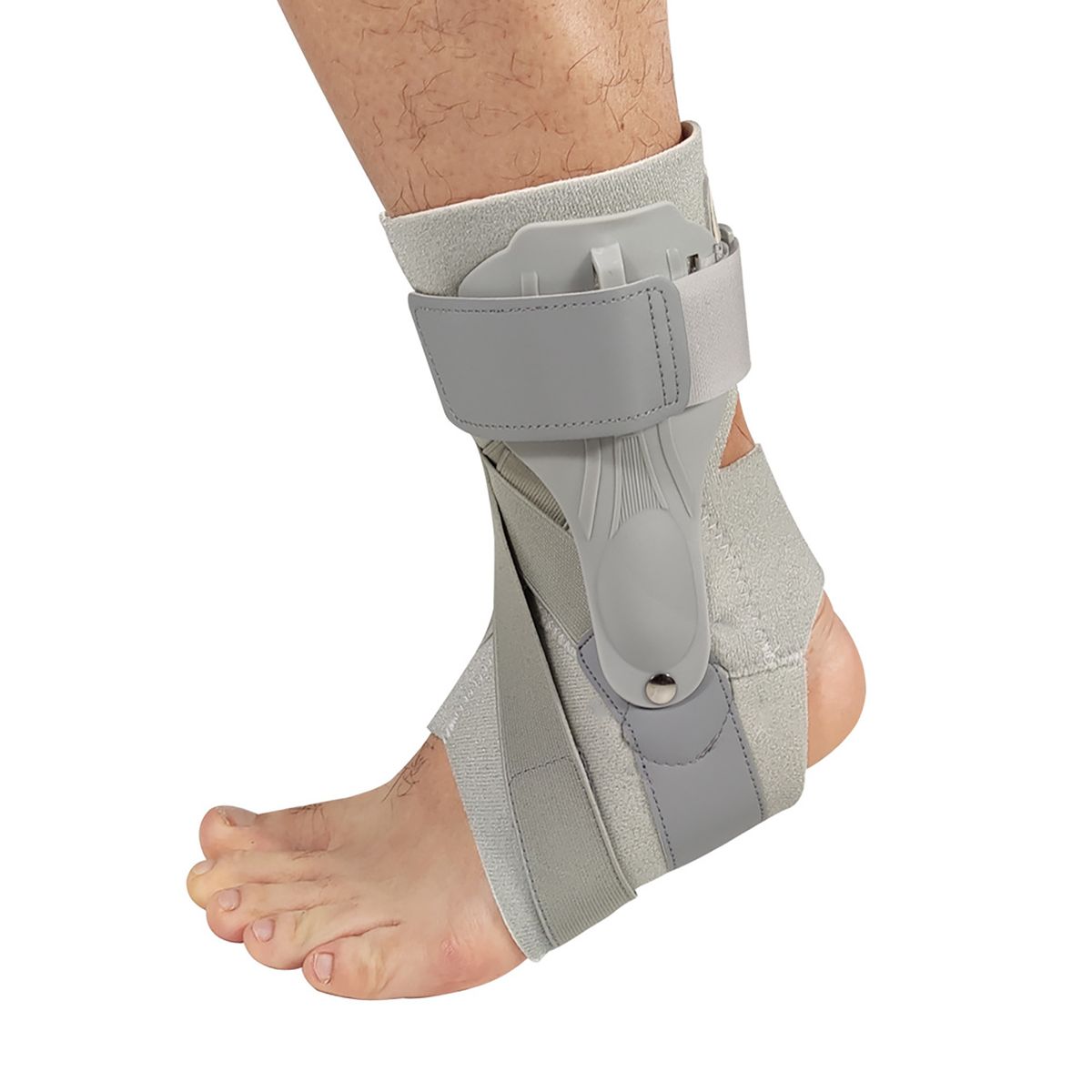1Pc Fix Plastic Plate Ankle Protector Adjustable Hook Loop