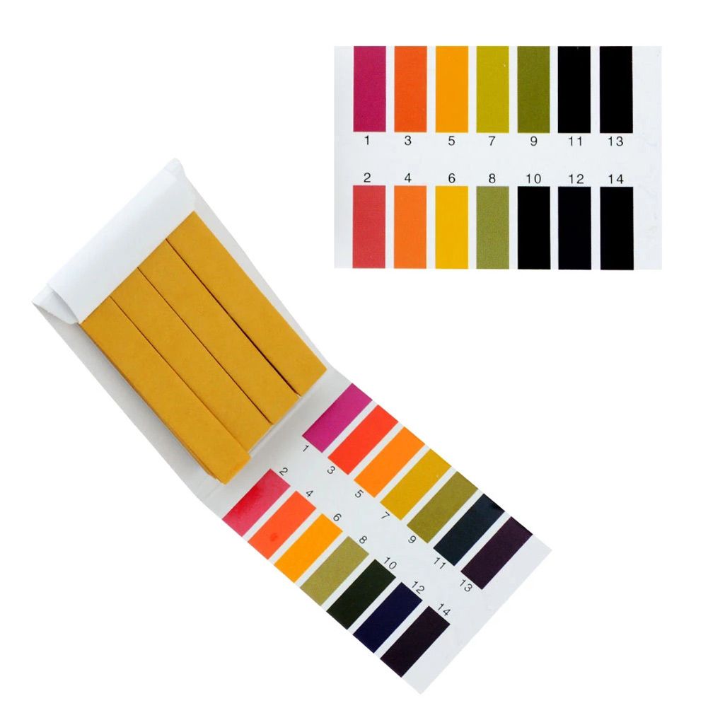 1-14PH Litmus Paper Crown Test Ph Lacquer Strips Tester Indicator For Water Aquarium Swimming Pool Spa Urine Soil Self-testing