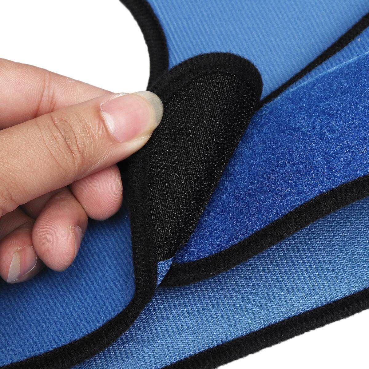 Pain Relief Hot Cold Therapy Reusable Ice Bag Pack & Wrap For Knee Shoulder Back[6 Inch] Tie Six Inch Blue Plaid Ice Bag