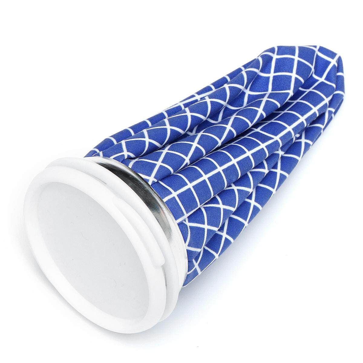 Pain Relief Hot Cold Therapy Reusable Ice Bag Pack & Wrap For Knee Shoulder Back[6 Inch] Tie Six Inch Blue Plaid Ice Bag