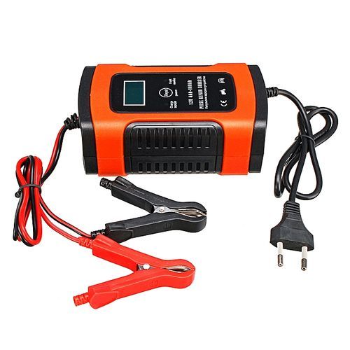 12V Auto Car Battery Intelligent Charger LCD 100-240V 4-100AH Pulse Repair Type-US