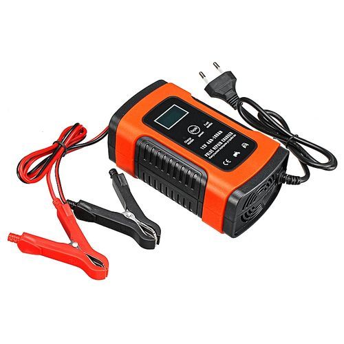 12V Auto Car Battery Intelligent Charger LCD 100-240V 4-100AH Pulse Repair Type-US