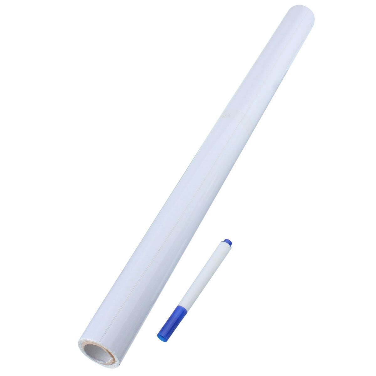 45x200cm Dry Erase Removable Whiteboard Wall Paper Peel Stick Decal + Maker Pen