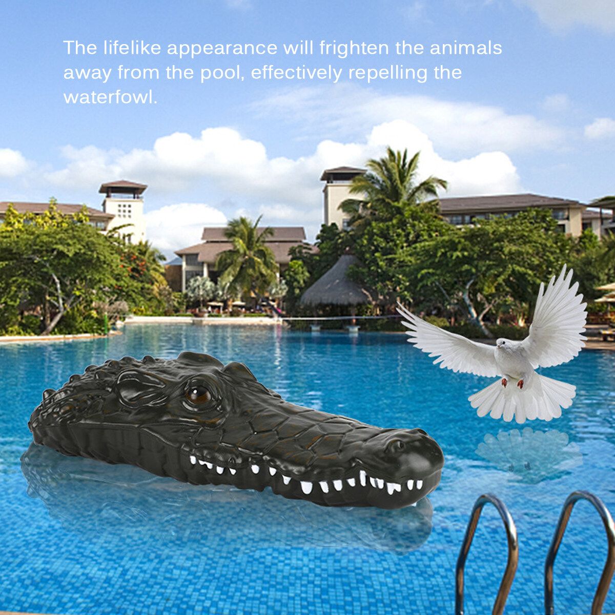 2.4G Wireless Remote Control Electric RC Boat Interesting Simulation Crocodile Head Vehicle Teenager Ship RC Toys For Kids