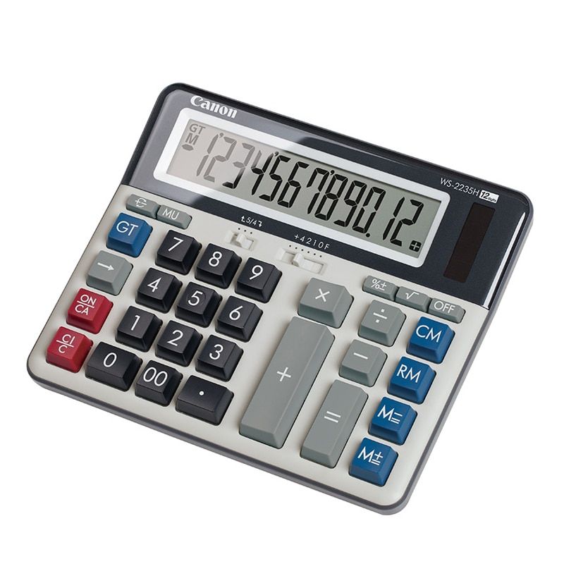 Canon WS-2235H Computer Keyboard Calculator Bank Financial Meeting Office Test Computer Calculadoras