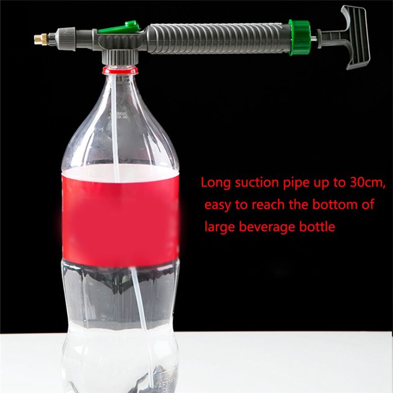 High Pressure Air Pump Manual Bottle Spray Head Nozzle