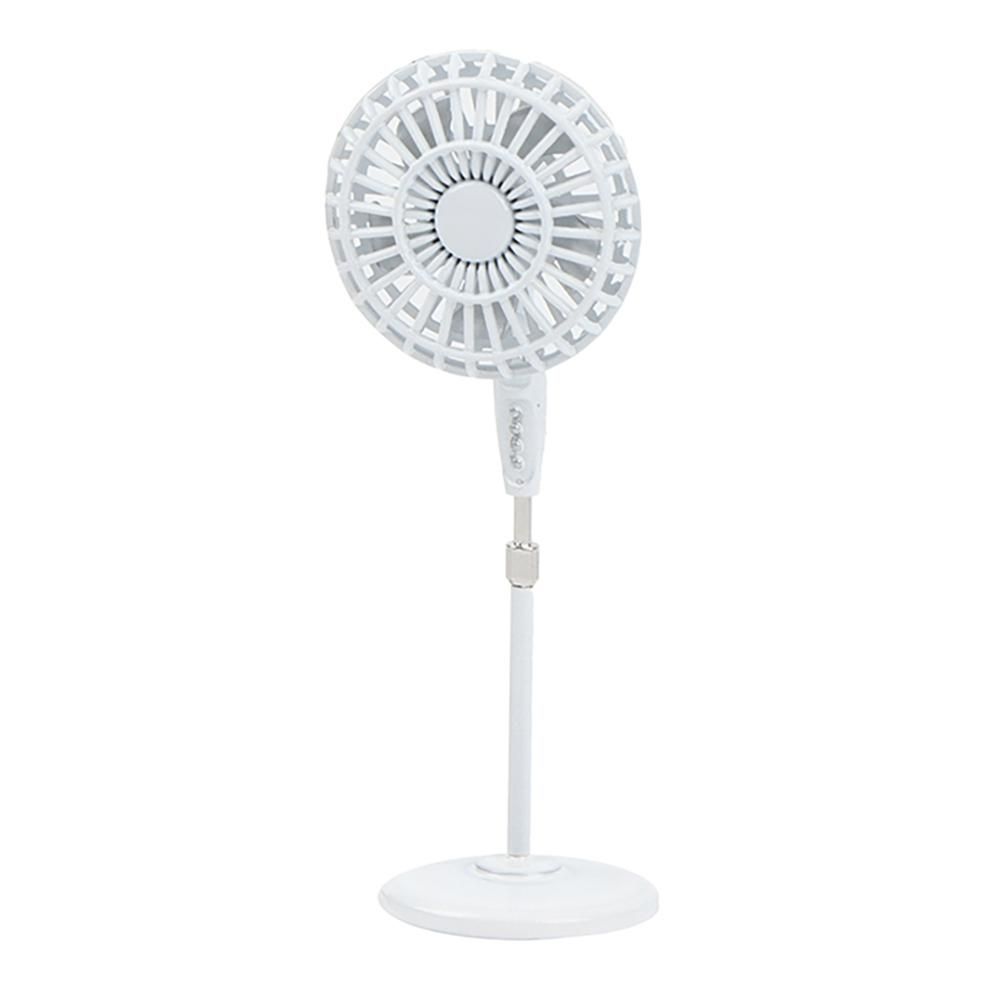 1 12 Dollhouse Mini Metal Fan Rotating Mini Electric Fan Models for Dollhouse Living Room Furniture Accessories,B