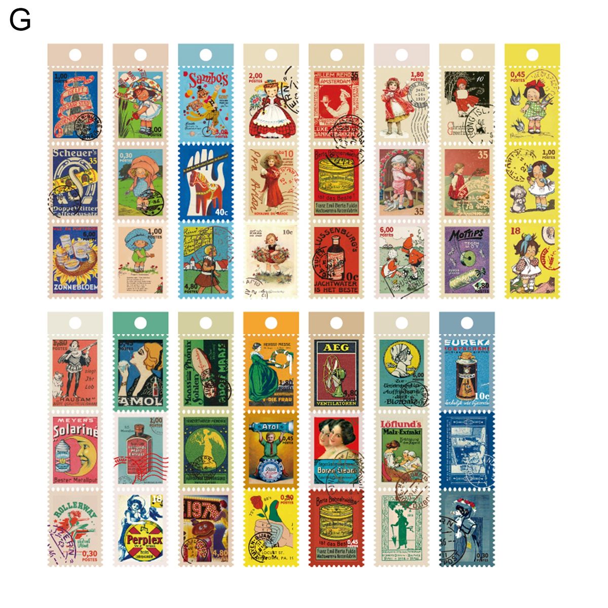 45PcsSet Material Paper DIY Decorative Scrapbook Paper G