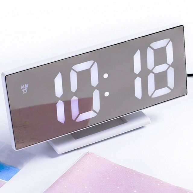 Digital Alarm Clock Desk Table Clock LED Clock Electronic