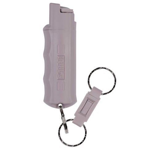 Sabre Pepper Spray+ Keychain With Quick Release - Max Police Strength - Dusk - 15g