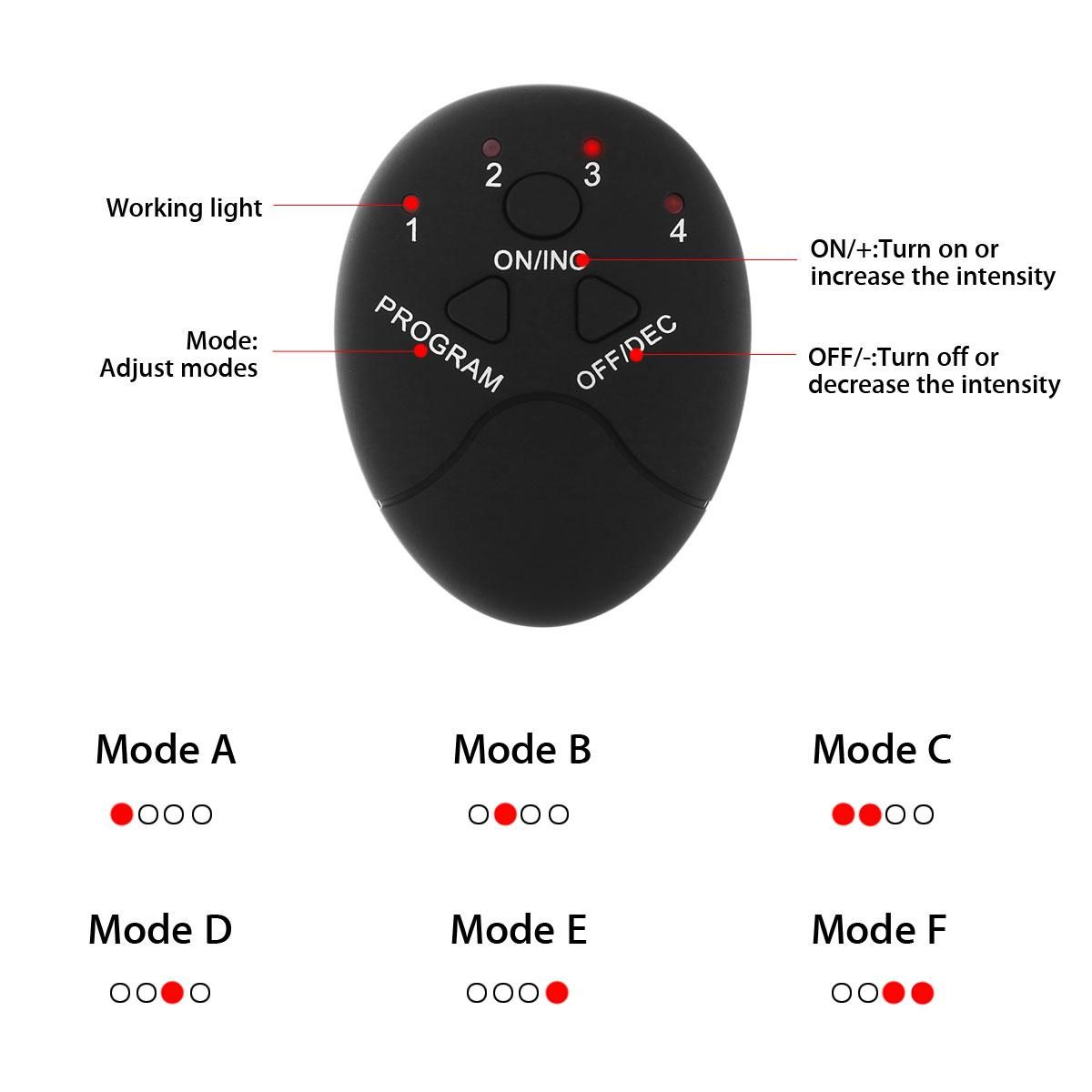 6 Mode 10 Intensity Intelligent Hip Trainer Buttocks Lifting Body Beauty Machine