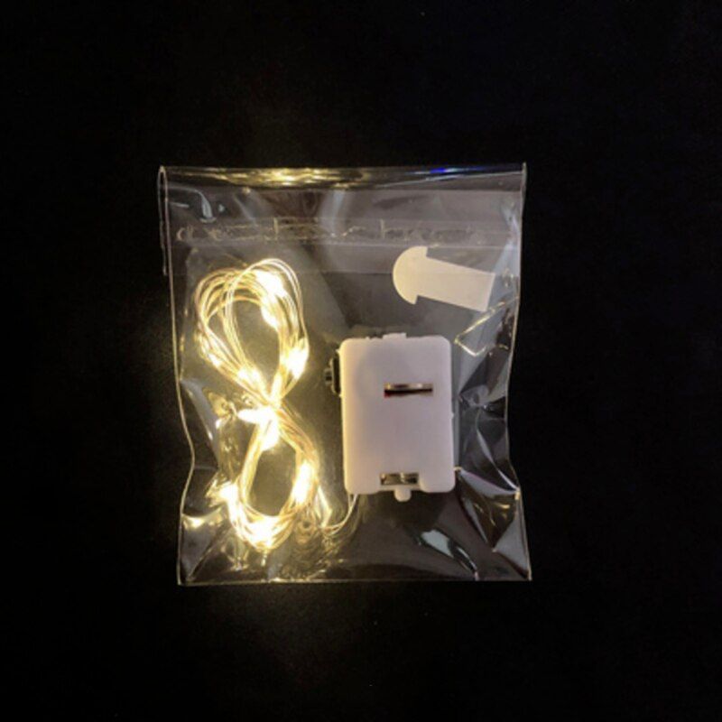 LED Light String Specification 0.5/0.7/1/2/3m, Including Battery, Flowers,Gift Box, Cake Box, Xmas Party Outdoor Decor Lights--1 Pcs--0.5m 10 LEDS