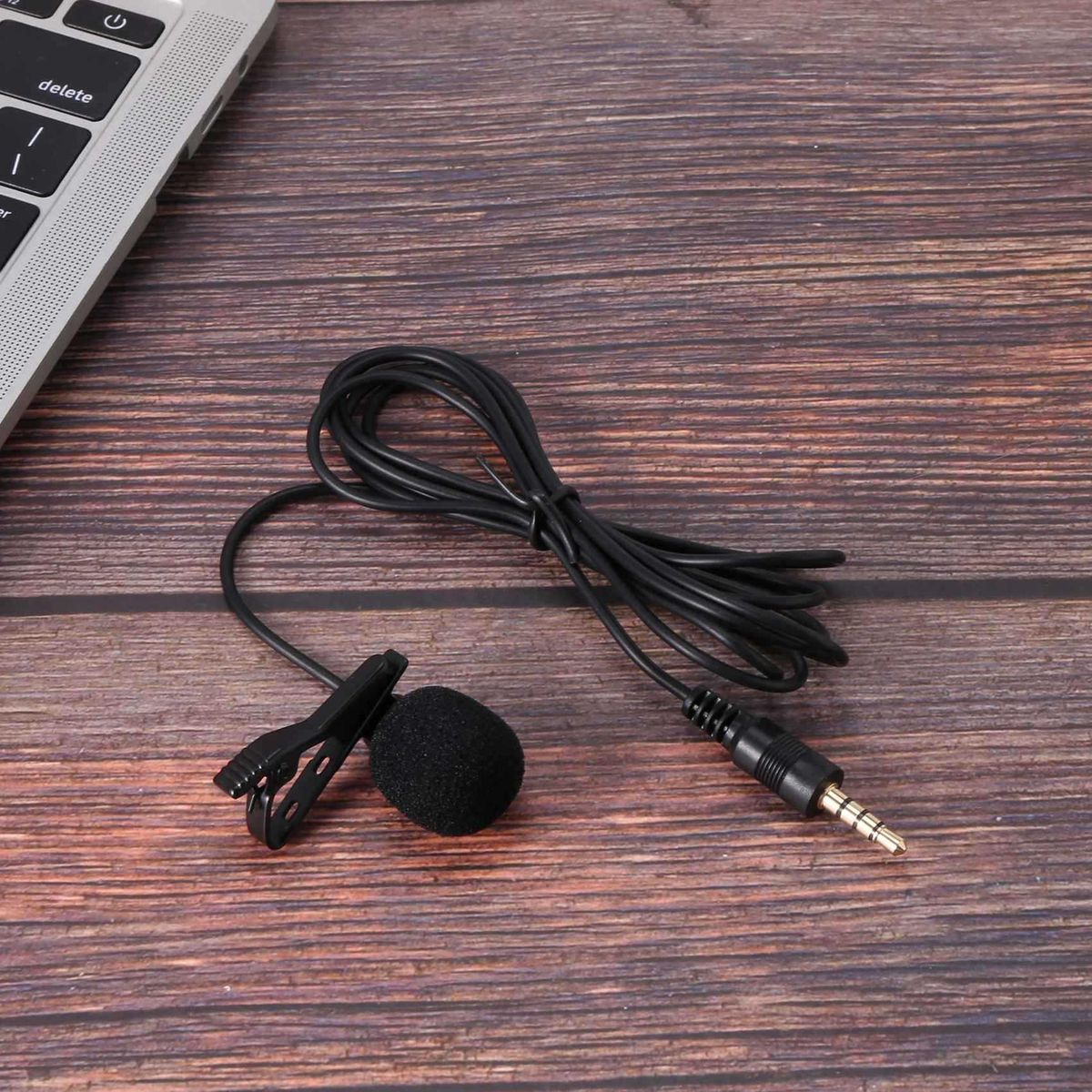 3.5 mm Computer Clip-on Mini Microphone