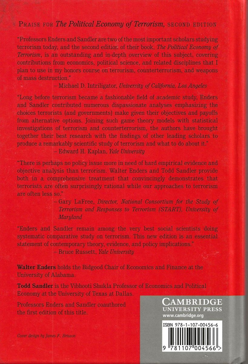 The Political Economy Of Terrorism