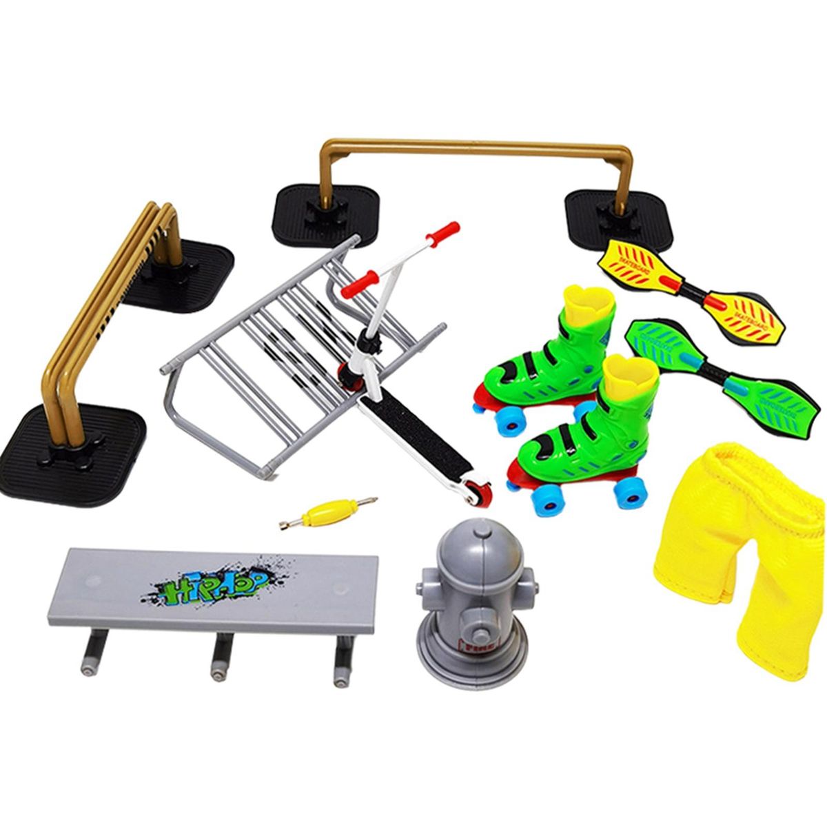 Mini Skateboard Bike Ramp Toys With Finger Scooter For Party CDH-8