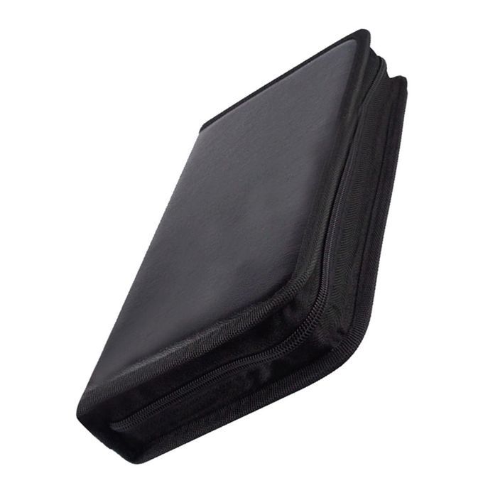 80Disc Heavy Duty CD DVD Storage Bag Case PU Leather Disks DVD Holder