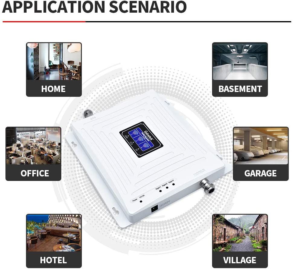 Durable 4G/3G / Gsm Network  Booster Repeater ( Triband)