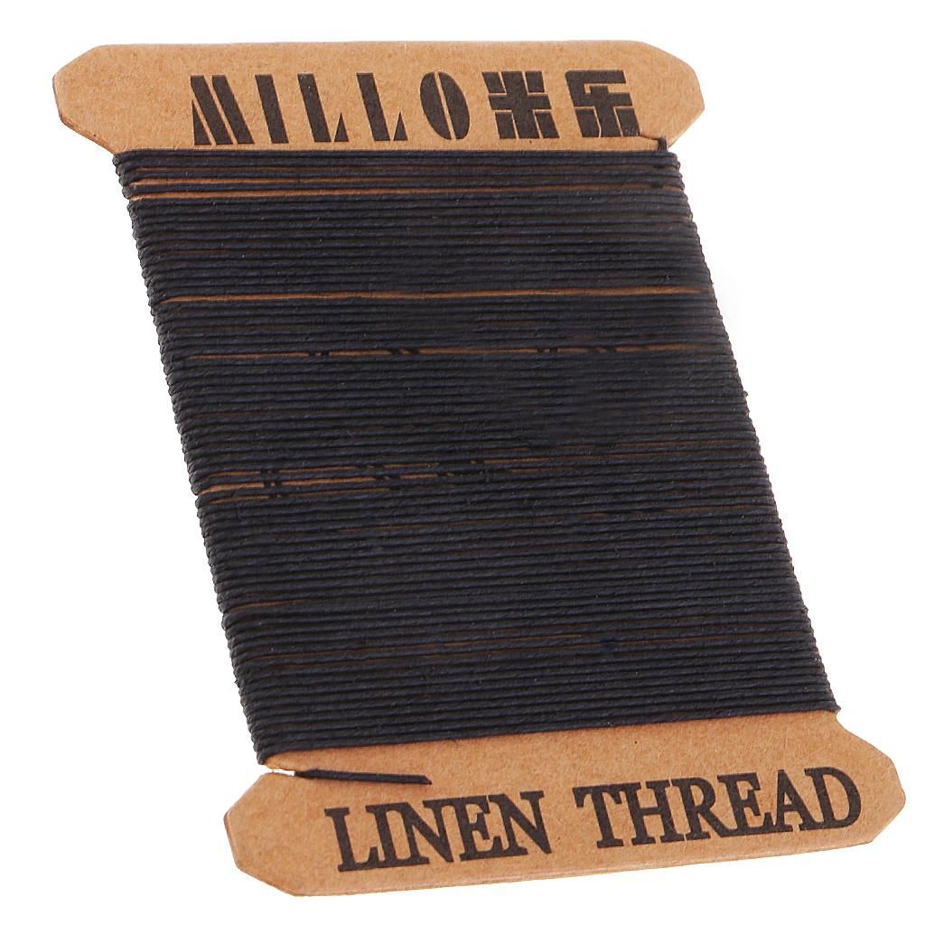 1 Piece 6m Long Round Linen Waxed Line Sewing Threads For Leather M999