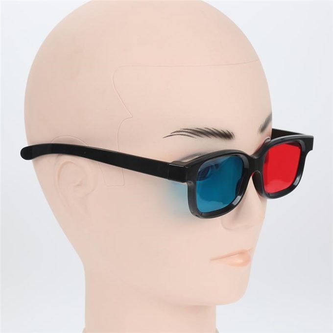 3D Glasses TV Movie Dimensional Anaglyph Video Frame 3D Vision Glasses DVD Game