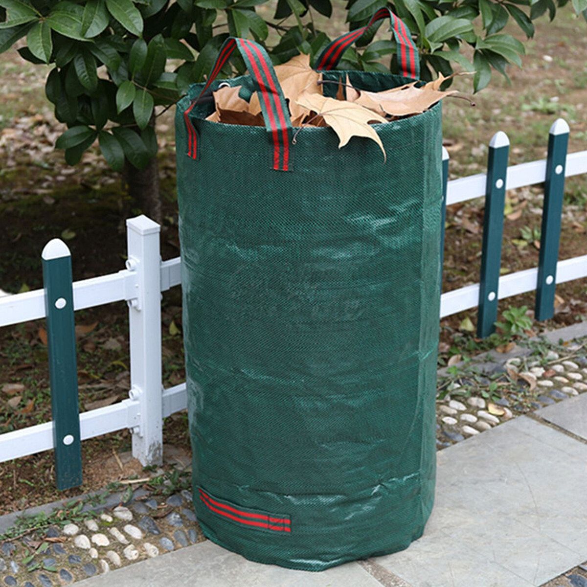 240L~ 500L Large Capacity Heavy Duty Garden Leaf Flower Plant Waste Bag Blue