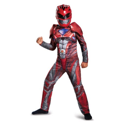 Power Rangers Padded Dress Up Character Costume with Cloth Mask