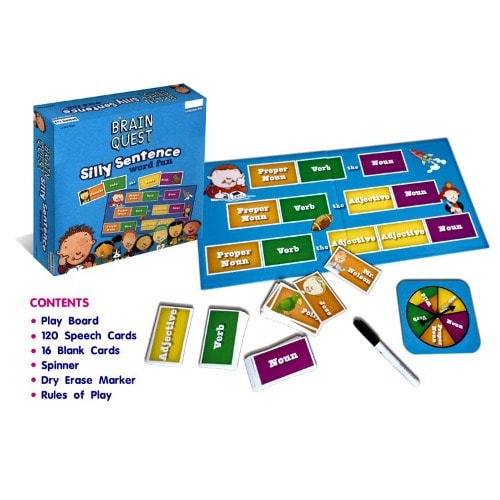 Brain Quest Silly Sentence Board Game For Kids