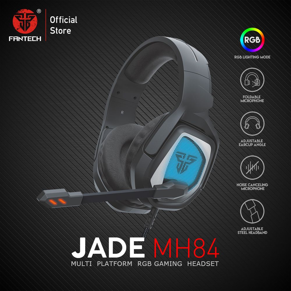 MH84 Wired Game Headset RGB Gaming 3.5MM Plug Headphone With Microphone For PC PS4 PS5 XBOX ONE And XBOX SERIES S X