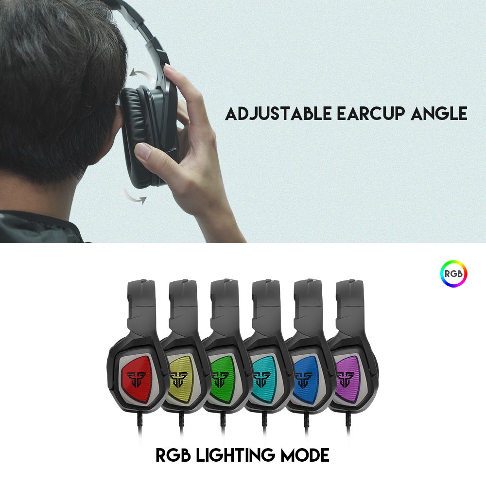 MH84 Wired Game Headset RGB Gaming 3.5MM Plug Headphone With Microphone For PC PS4 PS5 XBOX ONE And XBOX SERIES S X