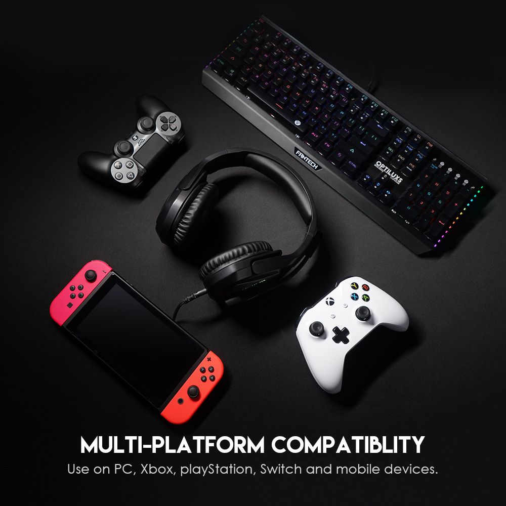 MH84 Wired Game Headset RGB Gaming 3.5MM Plug Headphone With Microphone For PC PS4 PS5 XBOX ONE And XBOX SERIES S X