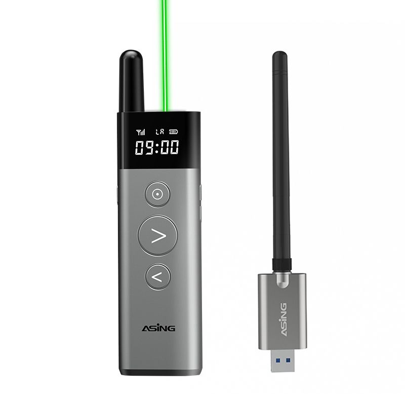 ASiNG A10 Green Light PPT Page Turning Pen 32G (Gray) A10 32G (Gray)