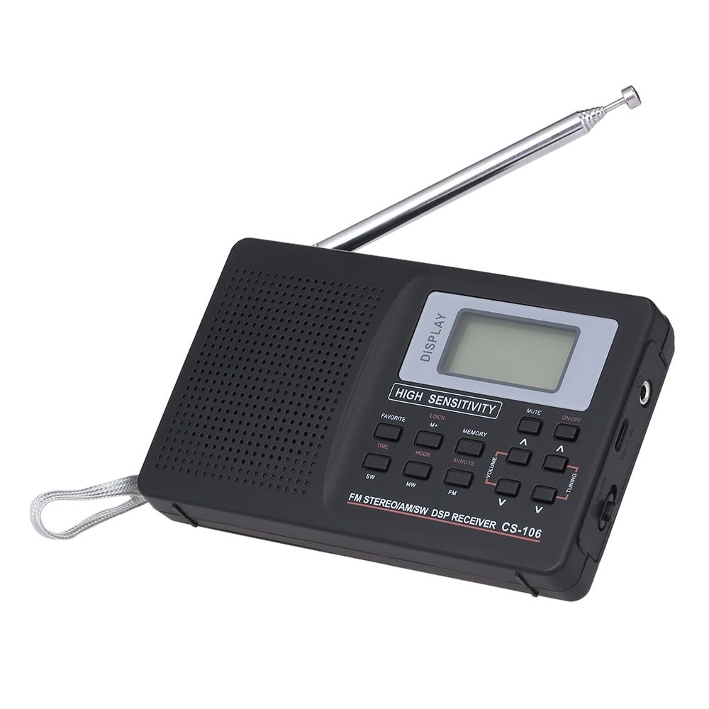 Portable Fm/am/sw Radio Multiband Digital Stereo Radio Rece
