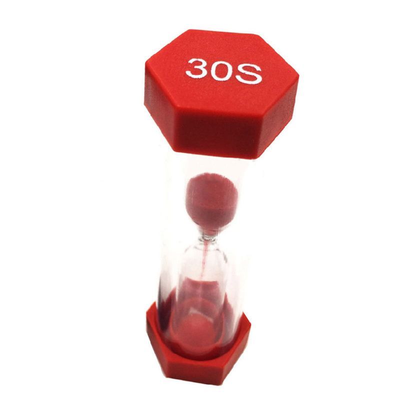 Hourglass Timer Set 6 Colors 1/3/5/10/15/mins 30Seconds Sandglass Clock For Home U4LA