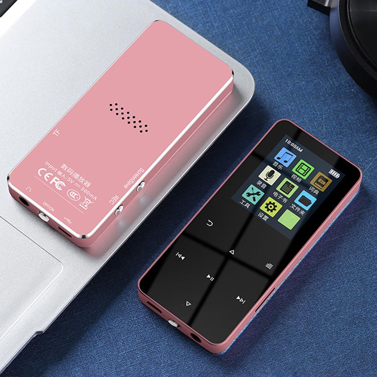 Mp3 Player with Speaker Output Wireless Sound Oasis 16gb Bluetooth Mp3 Pink