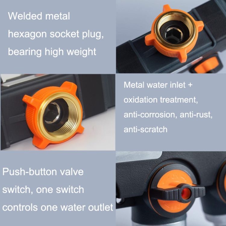Watering Water Divider With Plastic Adapter