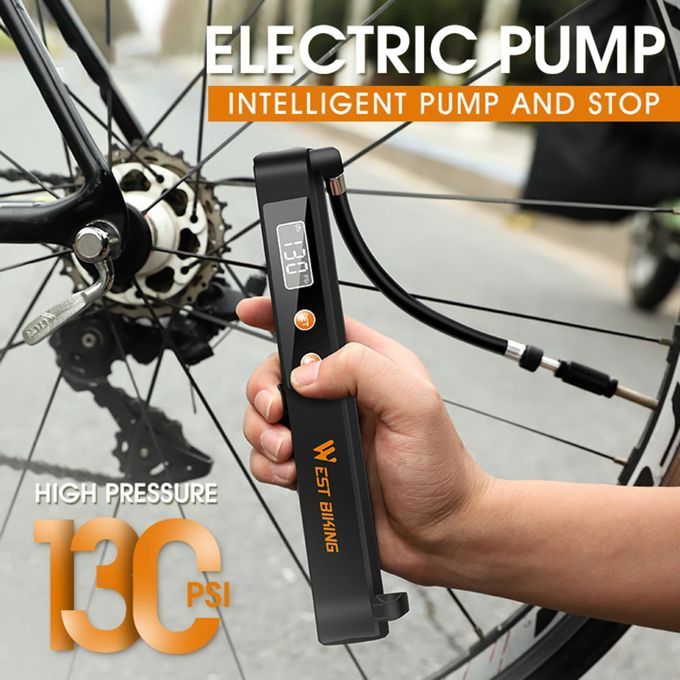 Mini Portable Electric Tire Inflator Pump USB Charging Cordless