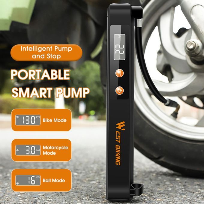 Mini Portable Electric Tire Inflator Pump USB Charging Cordless